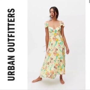 Urban Outfitters yellow seashell dress